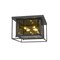 Z-Lite Infinity 4 Light Flush Mount, Misty Charcoal & Smoke 802F16-MC - alternate 1